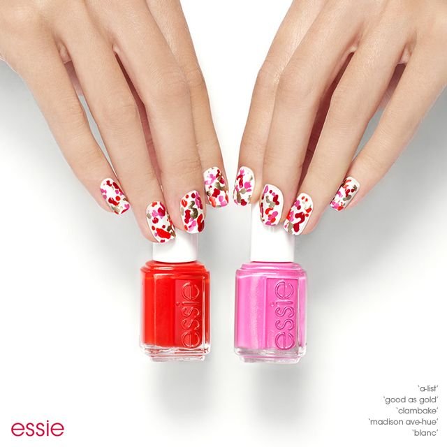 nail art de lunares chic