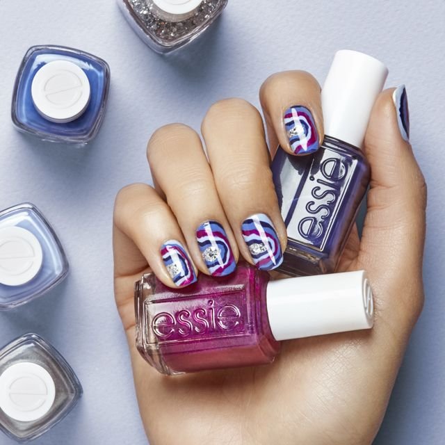 nail art rock it in geode