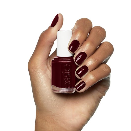 bordeaux esmalte de uñas, color de uñas laca para uñas vino tinto intenso - essie