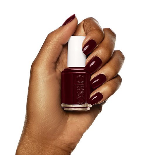 bordeaux esmalte de uñas, color de uñas laca para uñas vino tinto intenso - essie