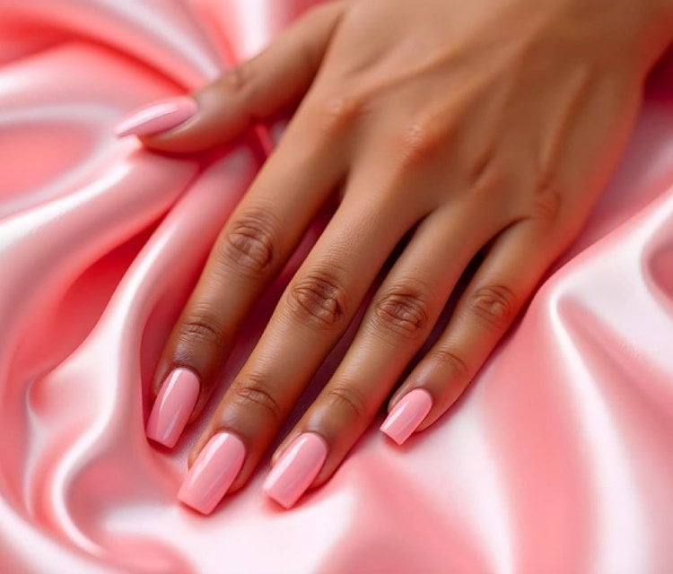 uñas satinadas