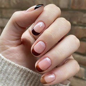 Un acierto es trabajar la manicura francesa de colores con todos los tonos de una misma gama. Los esmaltes Wicked, Breaking the bold, Misfit right in, In a flash sale y Buns Up son final feliz asegurado.