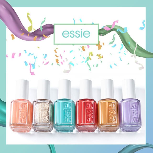 Celebra el Nail Polish Day con las manicuras del momento y las distintas gamas de esmaltes de essie. ¡Un recital de color!