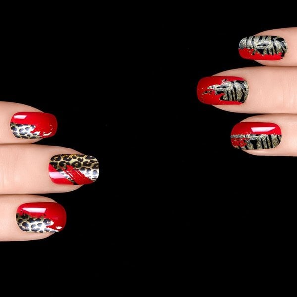 manicura-animal-print