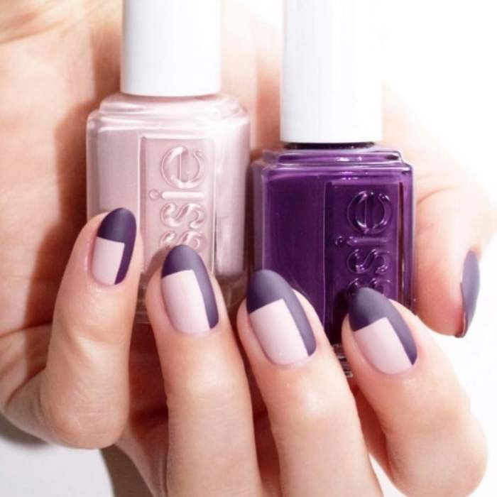 Diseños y tonos de uñas color berenjena para el invierno| Essie
