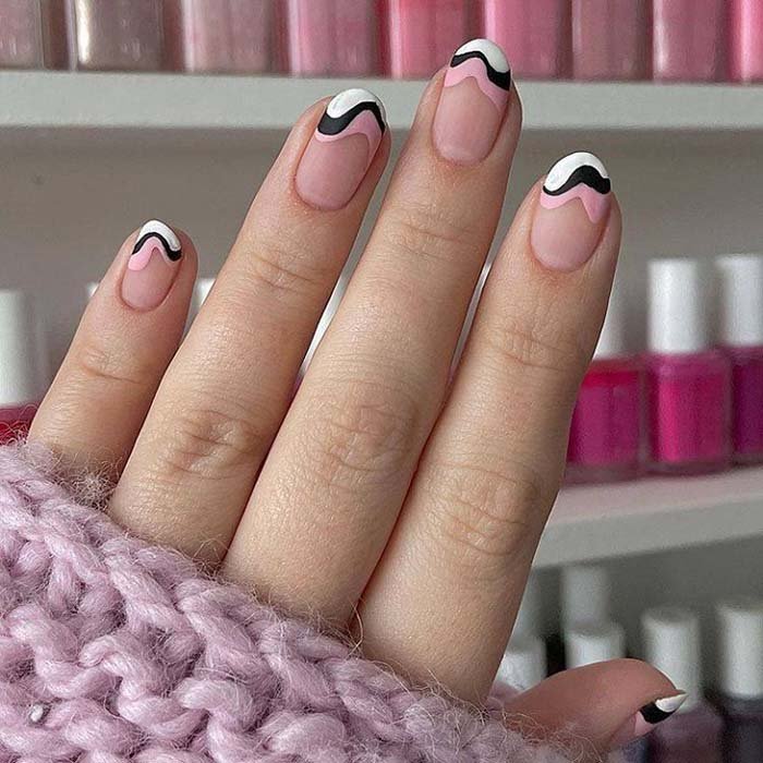 Cómo hacer en casa uñas con ondas de colores | Essie