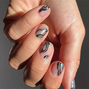 Manicura Uñas Cortas Concha Marina