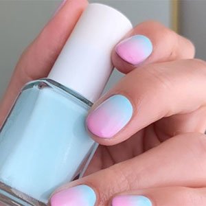 Manicura Uñas cortas Ombre