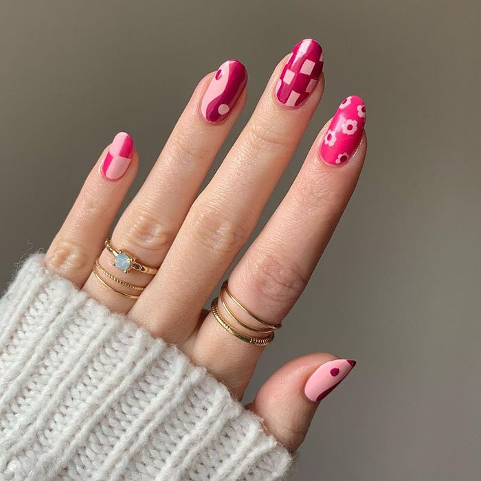 Uñas fucsia para otoño | ESSIE