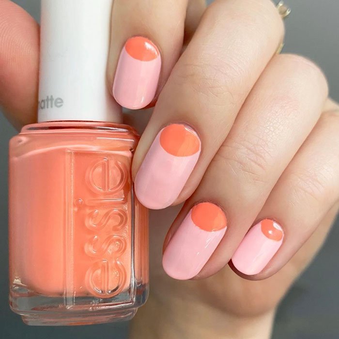 Uñas naranjas ESSIE