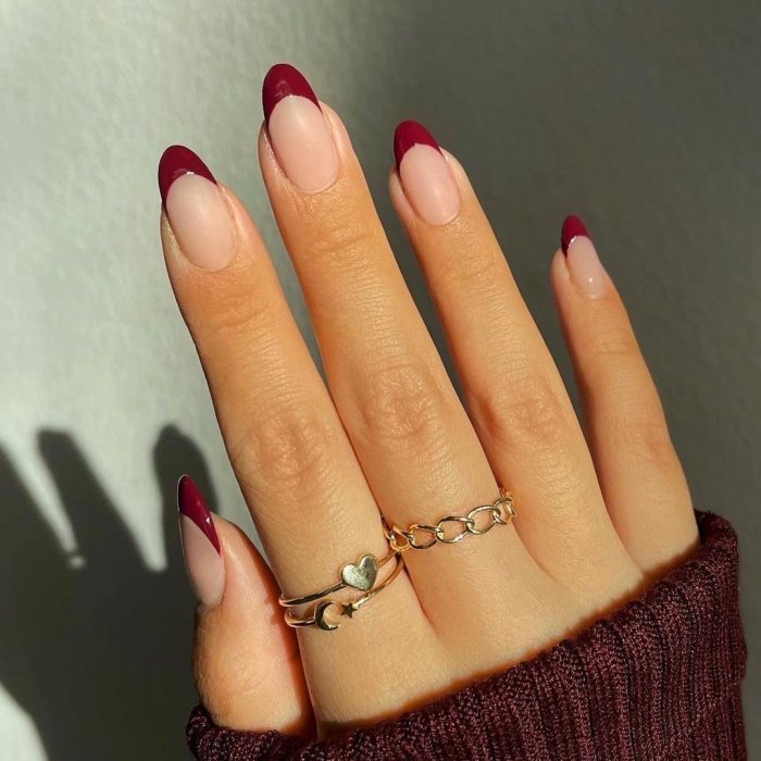 Color de uñas con vestido rojo outlet